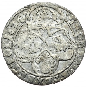 Sigismund III Vasa, sixpence 1626, Kraków, patina