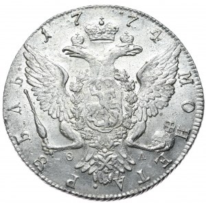 Rosja, Katarzyna II, rubel 1774, Petersburg