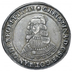 Szwecja, Krystyna, talar 1642 AG, Sztokholm