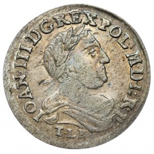 Jan III Sobieski, szóstak 1682, Bydgoszcz, podwójnie nabita 8 w dacie