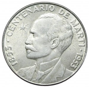 Kuba, 1 peso 1953, Rzadkie