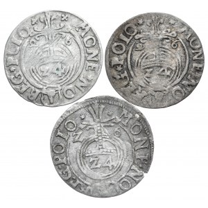Zygmunt III Waza, półtoraki- 3 sztuki 1626r, Bydgoszcz