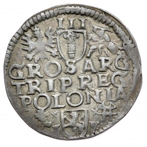 Sigismund III Vasa, trojak 1595, Wschowa, undescribed variant of the asterisk next to the date