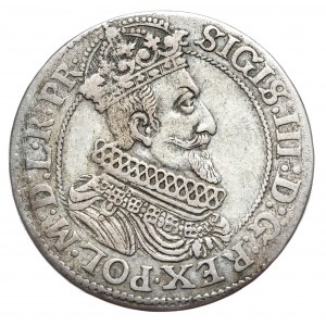Zygmunt III Waza, Ort 1623 Gdańsk PR, PEŁNA DATA W OTOKU