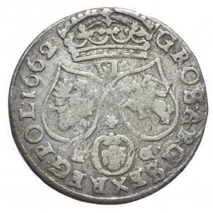 Jan II Kazimierz, szóstak 1662 NG, Poznań