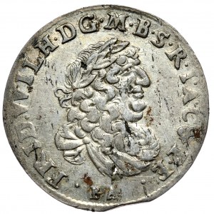 Prussia Principality, Frederick William, sixpence 1686, Königsberg, larger bust