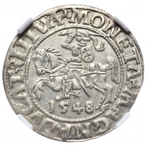 Zygmunt II August, półgrosz 1548, Wilno, LI/LITVA