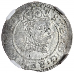 Stefan Batory, grosz 1582, Ryga, data rozdzielona