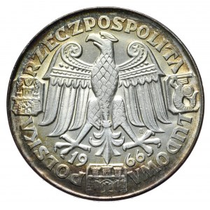 100 zł 1966, Mieszko i Dąbrówka, głowy, PRÓBA