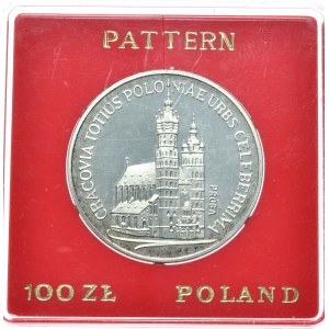 People's Republic of Poland, 100 zloty 1981, St. Mary's Church in Cracow, sample