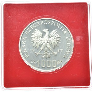 People's Republic of Poland, 1000 zloty 1987, Games of XXIV Olympiad 1988, sample