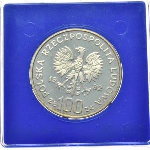 People's Republic of Poland, 100 zloty 1982, Environmental Protection - Stork