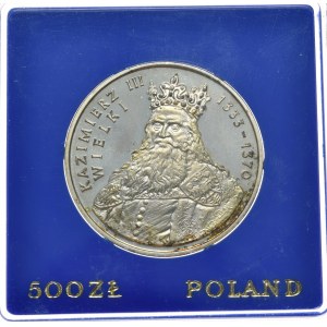 PRL, 500 zł 1987, Kazimierz Wielki