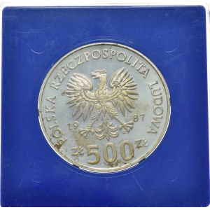 PRL, 500 zł 1987, Kazimierz Wielki
