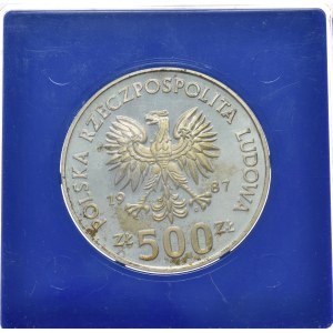PRL, 500 zł 1987, Kazimierz Wielki