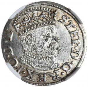 Stefan Batory, trojak 1586, Ryga
