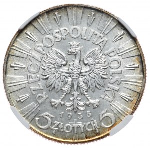 5 gold 1938 Pilsudski