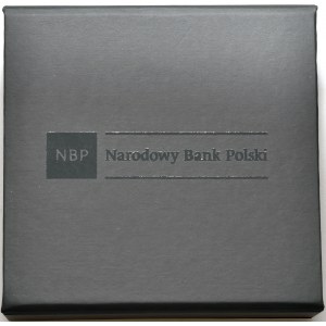 Historia Monety Polskiej, 20 zł 2015, Grosz Kazimierza Wielkiego, w oryginalnym pudełku NBP + folder emisyjny