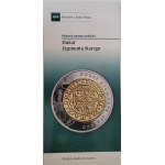 Historia Monety Polskiej, 20 zł 2016, Dukat Zygmunta Starego, w oryginalnym pudełku NBP + folder emisyjny
