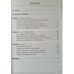 Janusz Parchimowicz, Wojciech Wiącek, Mariusz Brzezinski, Catalogue of Gdansk orts, Szczecin 2020