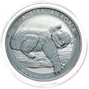 Australia, koala 2012, 1 oz, 1 uncja Ag 999
