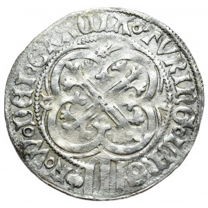 Německo, Sasko Míšeň, vévoda Fridrich II. 1428-1464, bratr Vilém III. (1440-1464), míšeňský groš