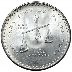 Meksyk, Peso 1980, Ag 925, 33,625g = 1 oz Ag 999