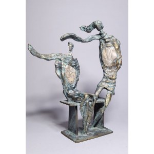 Slawomir Micek, In Love (Bronze, height 39 cm)