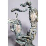 Slawomir Micek, In Love (Bronze, height 39 cm)