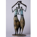 D.Z., Our home is where we are together bronze (height 41 cm)