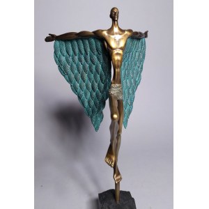 Paul Erasmus, Winged (Bronze, height 44 cm)