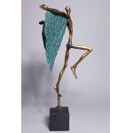 Paul Erasmus, Winged (Bronze, height 44 cm)