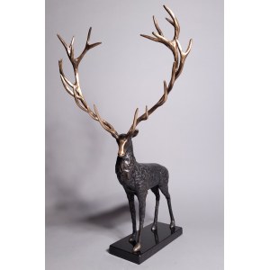 J. Z-Ch., Deer II (Bronze, height 60 cm, ed. 3/8)