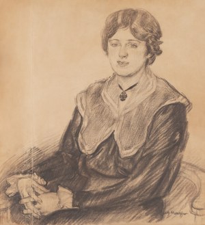 Józef Mehoffer (1869 Ropczyce - 1946 Wadowice), Portret Haliny Żeleńskiej, lata 20. XX w.