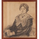 Józef Mehoffer (1869 Ropczyce - 1946 Wadowice), Portret Haliny Żeleńskiej, lata 20. XX w.