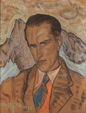 Stanisław Ignacy Witkiewicz Witkacy (1885 Warszawa - 1939 Jeziory na Polesiu), Portret Stefana Zwolińskiego, 1931