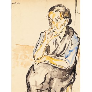 Maria Melania Mutermilch Mela Muter (1876 Warschau - 1967 Paris), Porträt einer sitzenden Frau