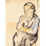 Maria Melania Mutermilch \ Mela Muter (1876 Warszawa - 1967 Paryż), Portret siedzącej kobiety