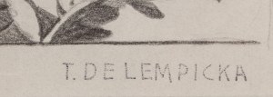 Tamara Łempicka (1895 Moskwa - 1980 Cuernavaca, Meksyk), Liście, około1924