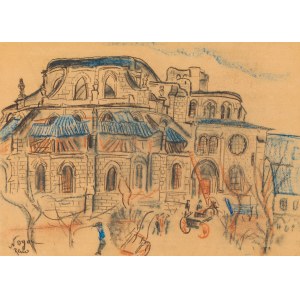 Irena Hassenberg (Reno) (1884 Warschau - 1953 Paris), Kathedrale von Noyon, um 1930