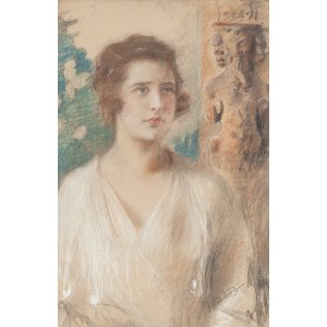 Teodor Axentowicz (1859 Brasov - 1938 Krakau), Porträt einer Frau