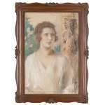 Teodor Axentowicz (1859 Braszow - 1938 Kraków), Portret kobiety