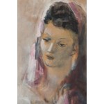 Rajmund Kanelba (Kanelbaum) (1897 Warsaw - 1960 London), Woman in a voile