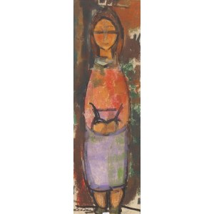 Zygmunt Landau (1898 Łódź - 1962 Tel Aviv), Standing girl
