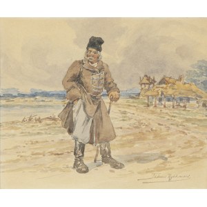 Tadeusz Rybkowski (1848 Kielce - 1926 Lwów), Adeliger auf dem Bauernhof