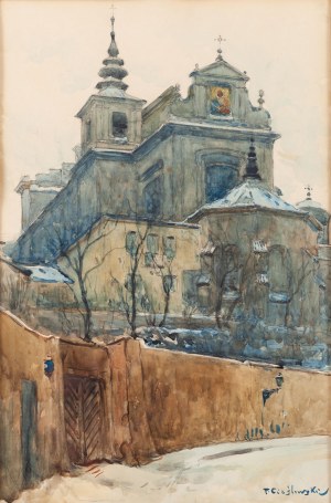 Tadeusz Cieślewski (ojciec) (1870 Warszawa - 1956 Warszawa), Kościół św. Anny w Warszawie
