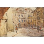 Tadeusz Cieślewski (Vater) (1870 Warschau - 1956 Warschau), Kanonia-Straße in der Altstadt von Warschau