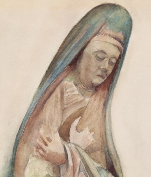 Jerzy Herbst, Figura gotyckiej Madonny, 1934