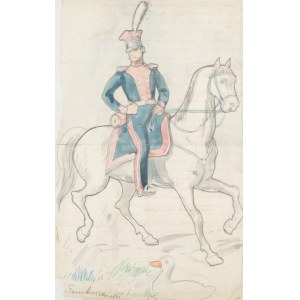Bronisław Gembarzewski (1871 - 1941 ), Żołnierz na koniu