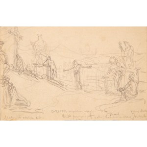 Jan Styka (1858 Lwów - 1925 Rzym), Scena alegoryczna